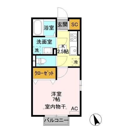 プルミエール下小塙（高崎市下小塙町）の物件間取画像